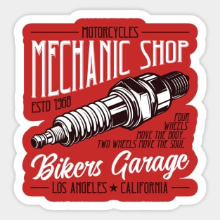 Bikers Garage Sticker